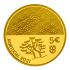 Portugal 5€ 2021 A Arte da Laca (Portugal e Japão) Ouro Proof